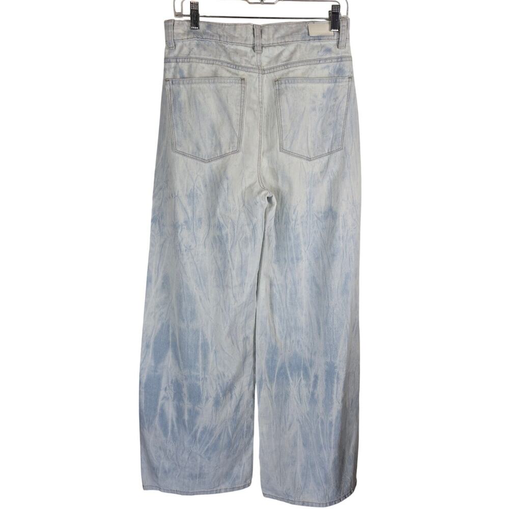 DL1961 Anthropologie Light Blue Wash Hepburn Wide Leg Women's Jeans 27 - Picture 2 of 6